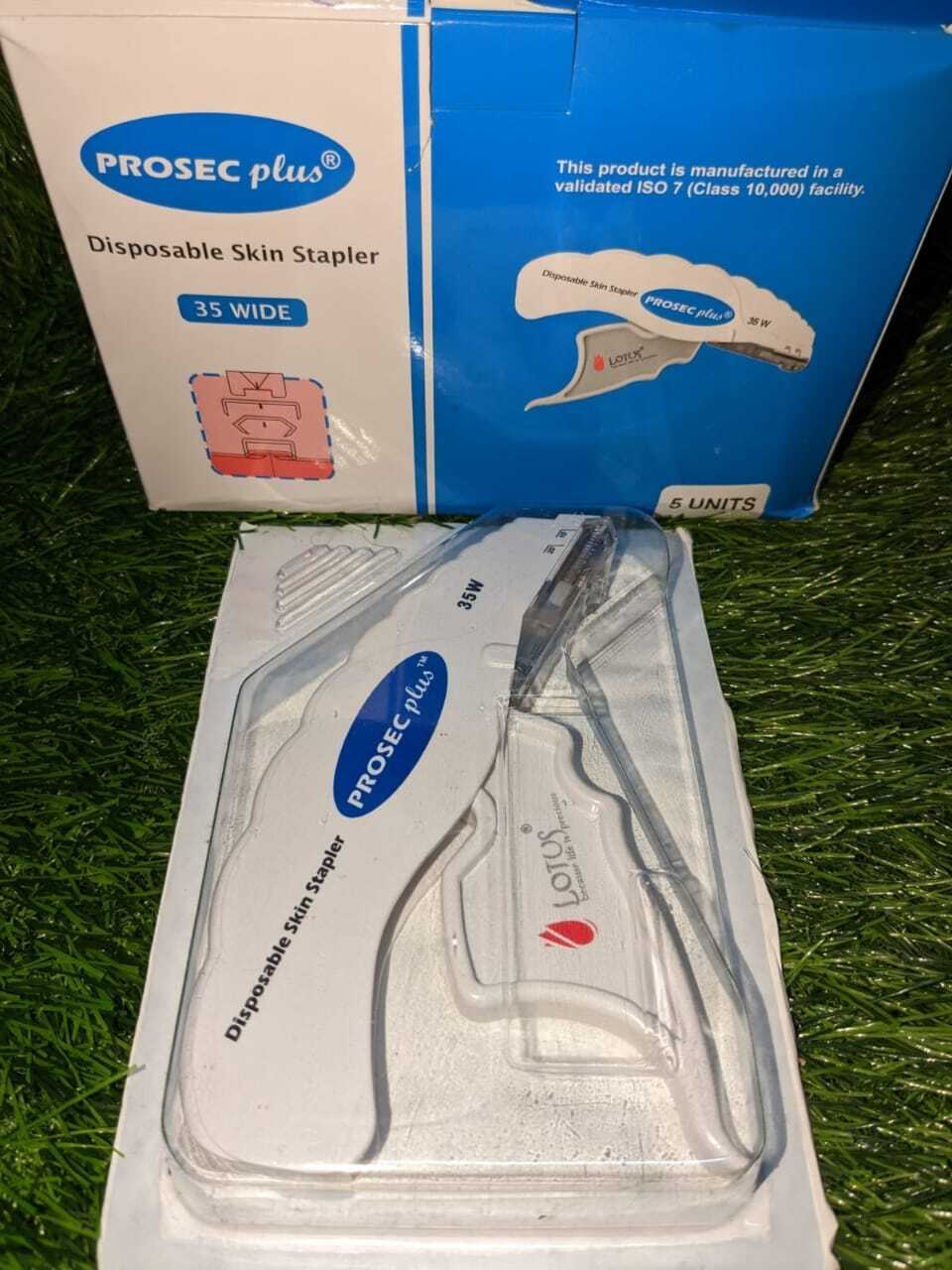 Disposable Skin Stapler - Electric, Portable, Automatic Operation | Single Use, Easy To Clean, Hygienic For Wound Closure Tasks