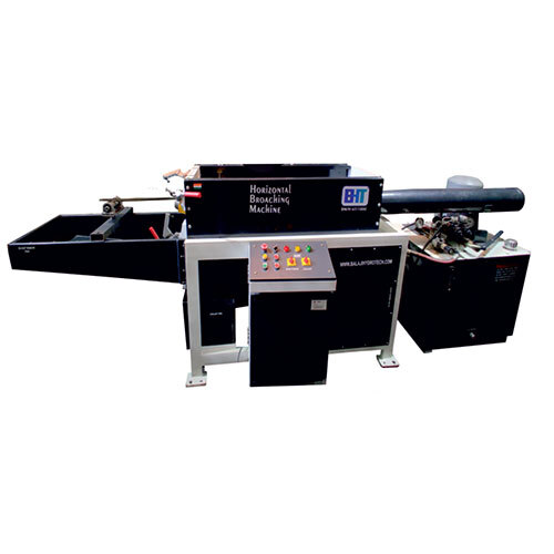 क्षैतिज ब्रोचिंग मशीन - खींचने का प्रकार