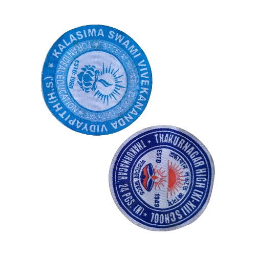 Round Cloth Badge - Color: Blue