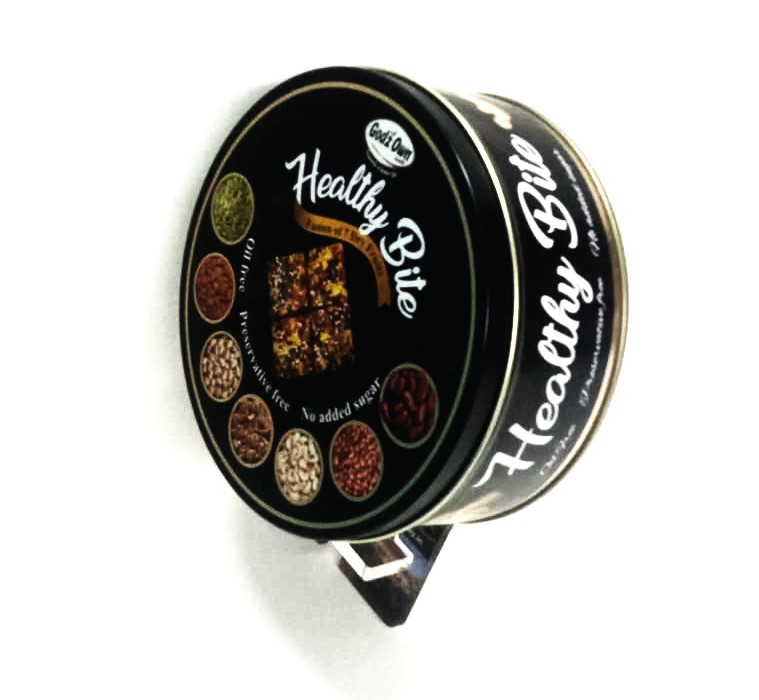 Dry Fruit Tin Container - Color: Multi Color