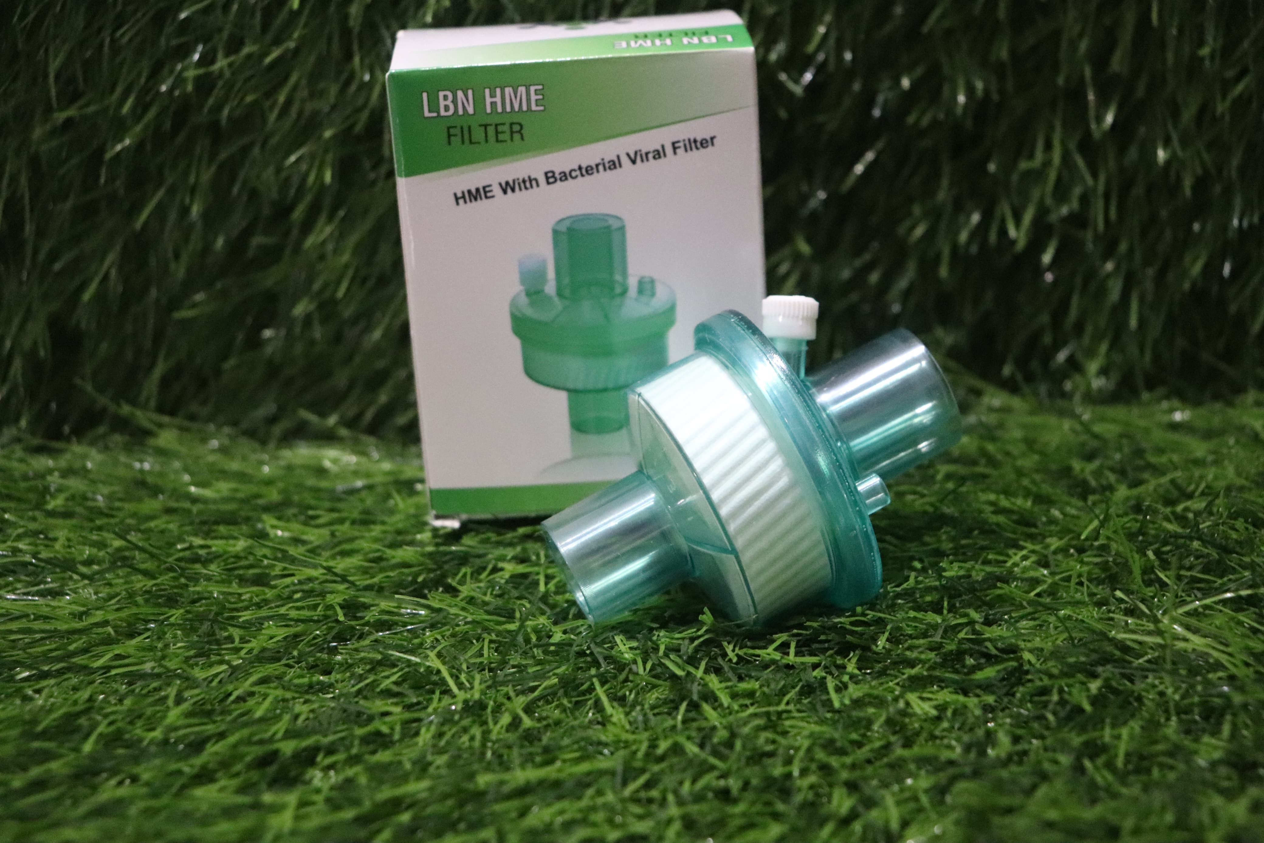 Disposable Hme Bacterial Viral Filter - Color: Blue
