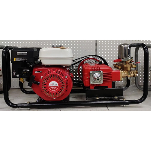 5 Hp Engine With Htp Sprayer - Color: Red & Black