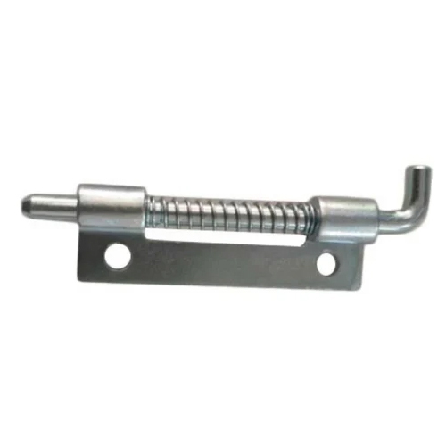 MS Spring Hinge - Mild Steel 40x40 mm | Polished Silver Finish, Durable Design for Door and Window Applications