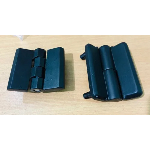 80mm Casting Hinge - Mild Steel, 80mm Size, Black Matt Color | Polished Finish for Durability in Door/Window Fitting