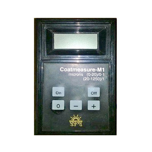 Coating Thickness Gauge Meter - High-Quality Plastic , Sleek Black Design , Digital Display , Battery Powered , User-Friendly Operation