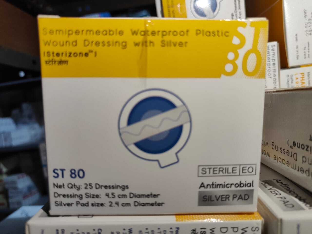 Sterizone Waterproof Dressing With Silver - Plastic Material, Transparent Color, Cuff-free Design | Antibacterial Properties For Wound Care