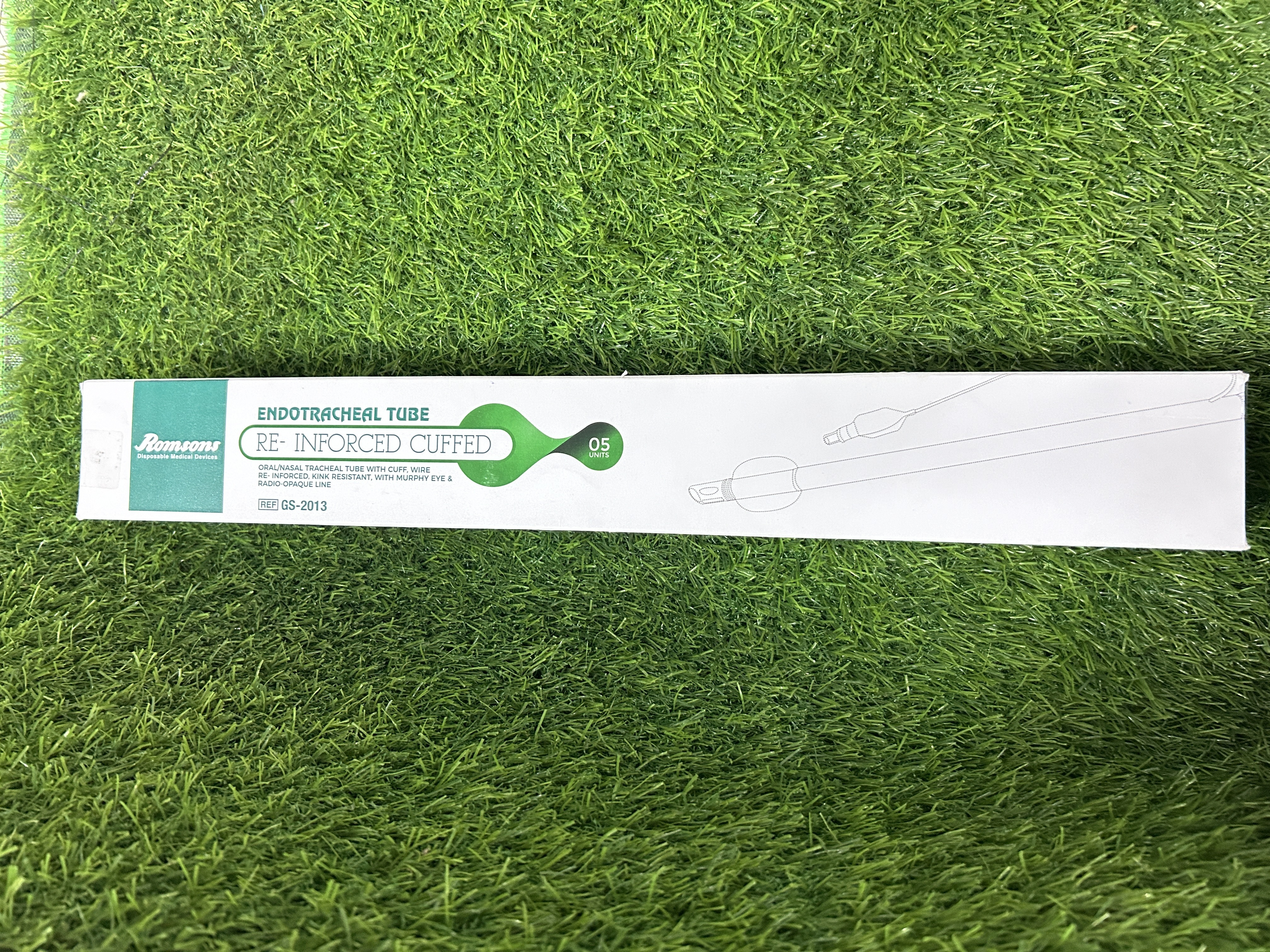 Reinforced Et Tube Cuffed - Plastic Material Round Shape White Color | Flexible Recyclable Designed For Hospital Use