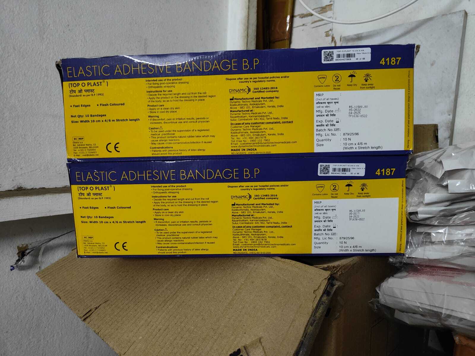 Top O Plast Elastic Adhesive Bandage - Physical Form: Solid