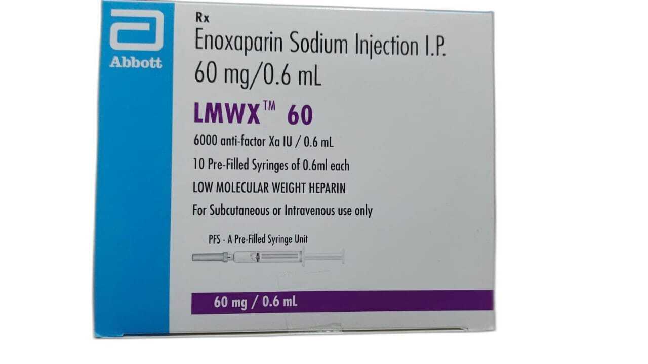 Enoxaparin Sodium Injection Ip - 40mg/0.4ml Liquid Form | Effective Anticoagulant For Blood Clot Prevention, Recommended For Post-surgery Use