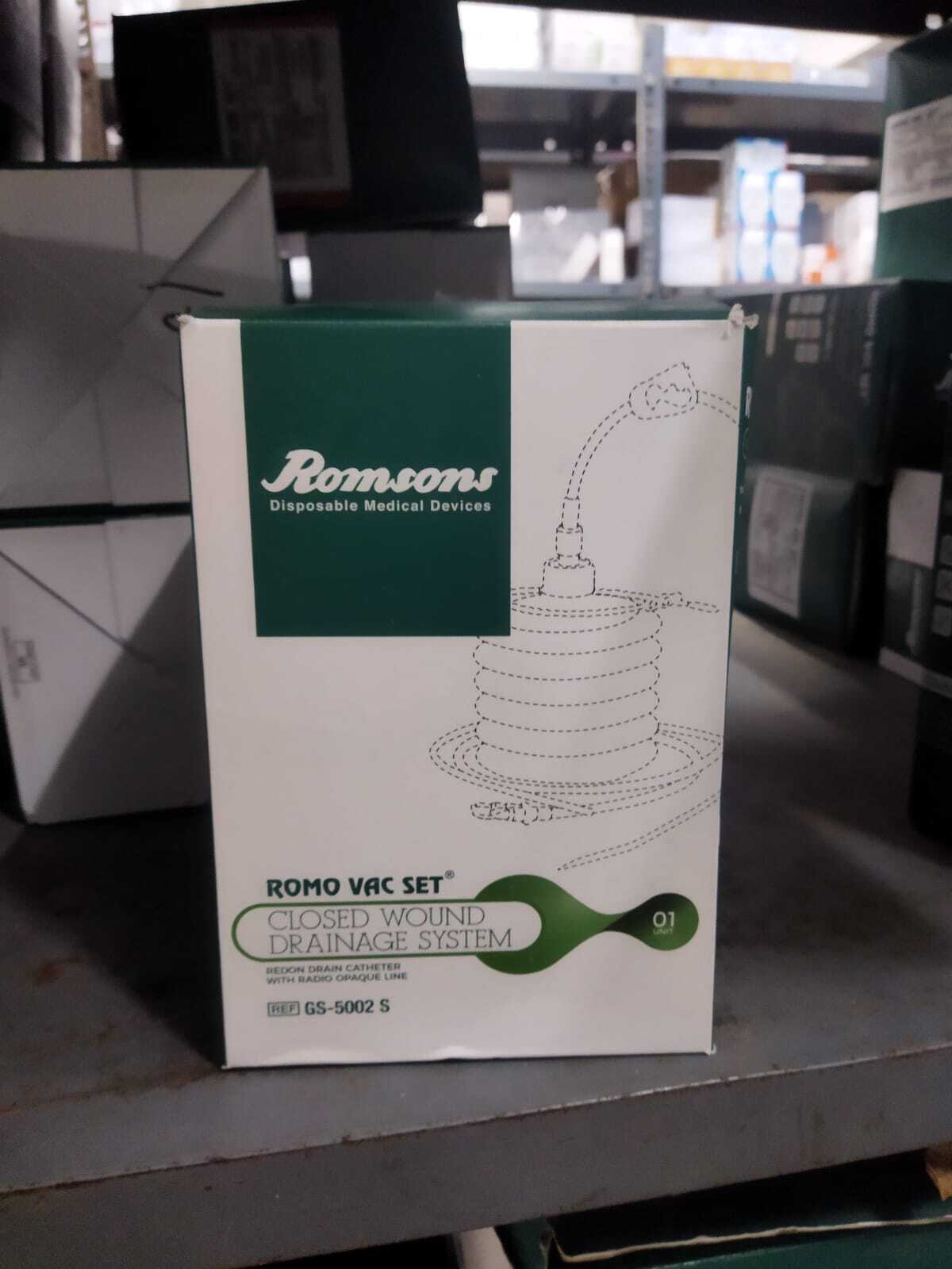 Romsons Romo Vac Wound Closure Suction Set - Application: Hospital