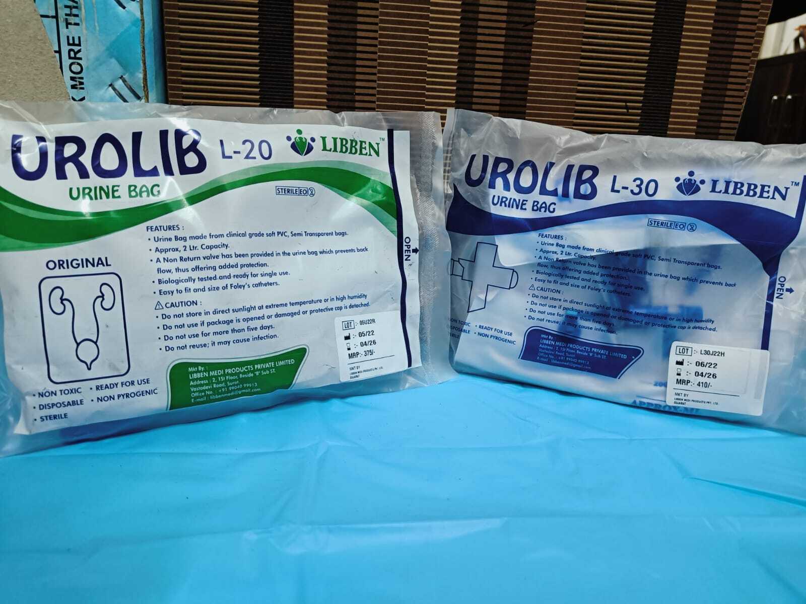 Medical Urine Collection Bag - Plastic Material, Manual Operation , Portable Design For Efficient Sample Collection