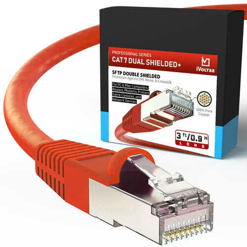 IVoltaa 10 Gbps ईथरनेट CAT7 केबल