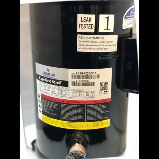 Scroll Compressor Zb58 - Color: Black