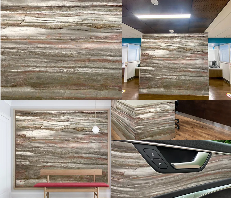 Forest Fire Veneer Sheet - Size: 2440x1220 Mm (8x4 Feet)