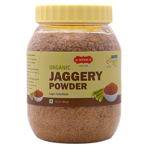 Jaggery Powder - Organic Sugarcane Sweetener | 6-Month Shelf Life, Packaged in Plastic Bottle or Packet, Perfect for Food & Beverages