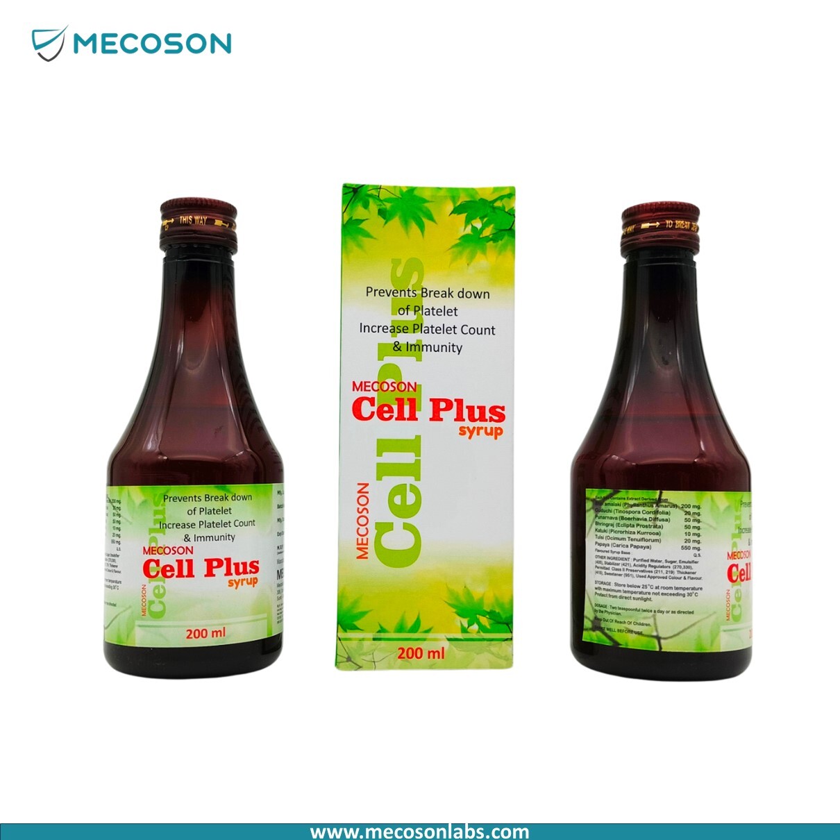 Papaya Extract Syrup - Immune & Anti-fatigue Tonic For Adults | Cool & Dry Storage Dosage As Per Doctor's Guidance