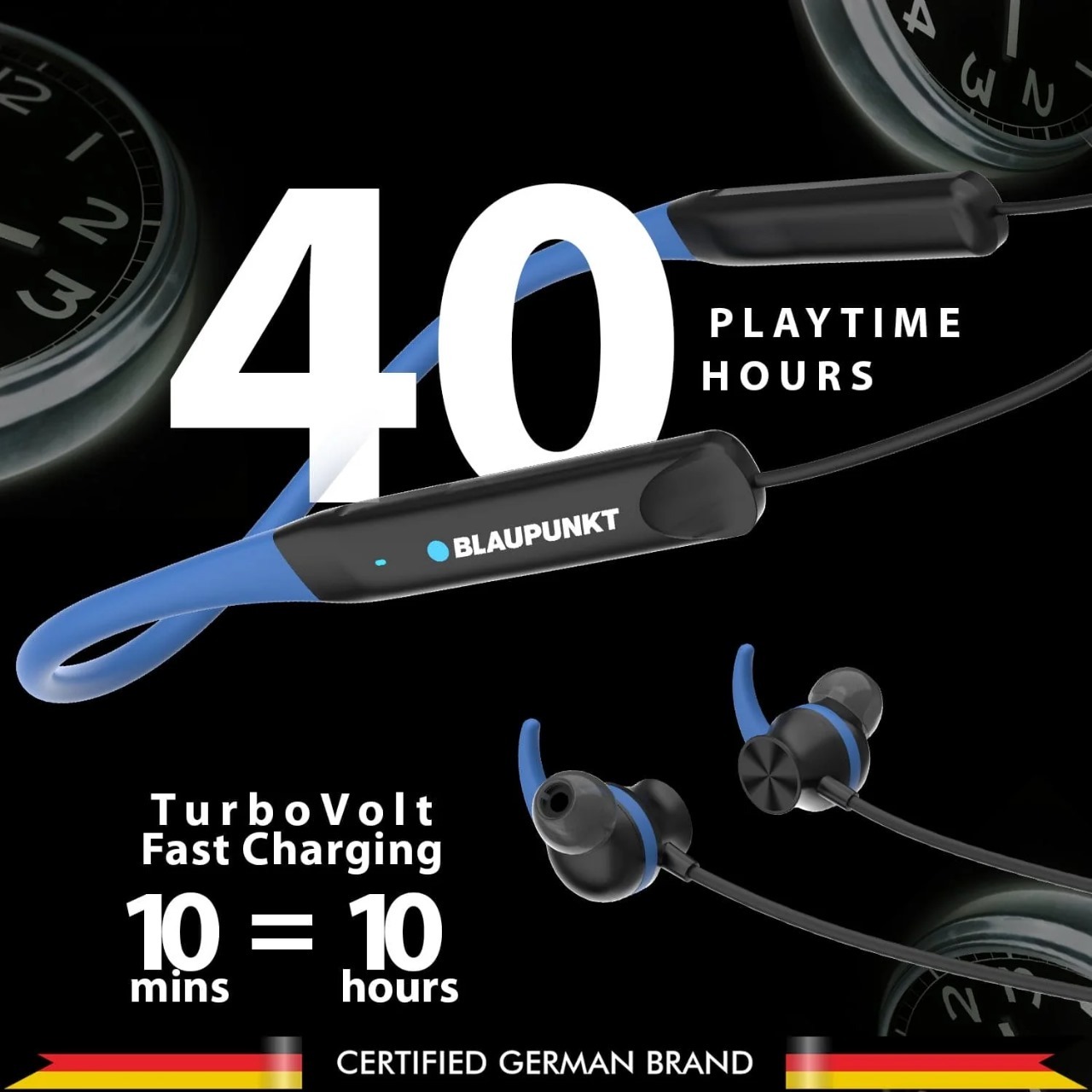 Blaupunkt Be120 Touch Neckband (Blue)