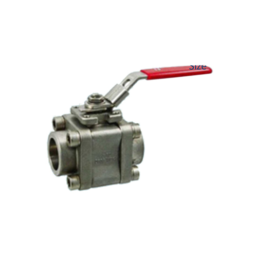Three Piece Forged Valve - Color: Silver