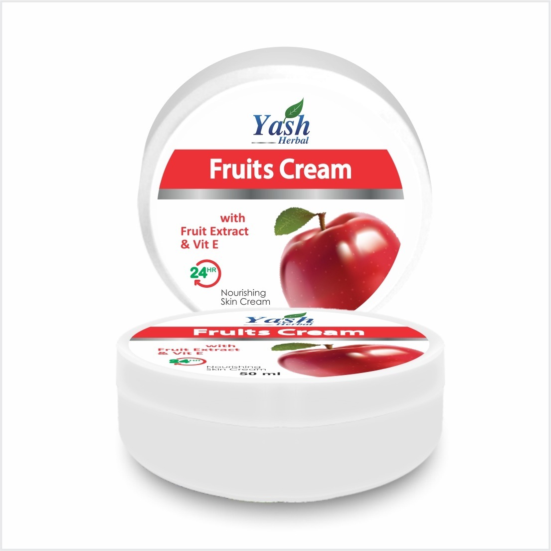 Moisturizer Cream - Almonds & Honey Ingredients, Available In 10ml To 200ml Sizes, Nourishing For All Skin Types, Alcohol Free, Yellow Color