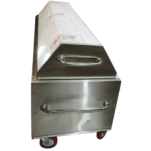 Portable Body Freezer Box - Color: Silver