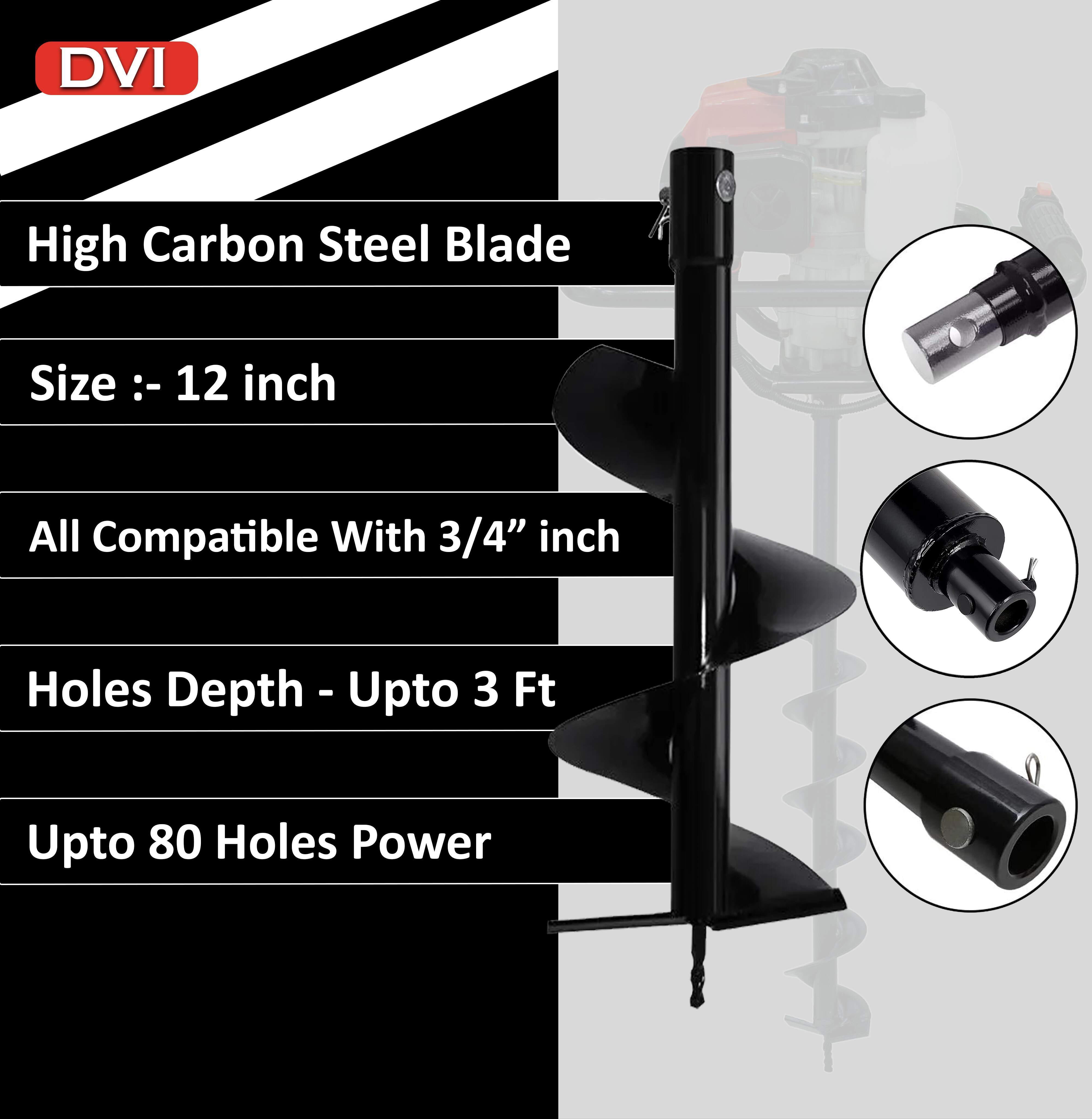 72cc Earth Auger With 12 Inch Bit