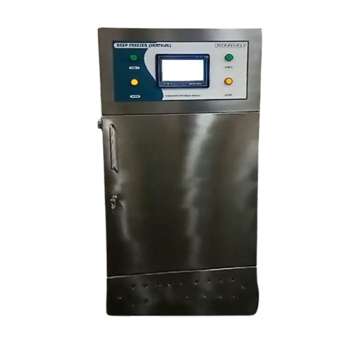 Vertical Deep Freezer - Stainless Steel, 61.2kb Size | Industrial Use, Easy-to-Operate Controls, 1-2 Year Warranty