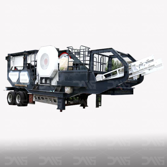 Portable Rock Jaw Crushing Plant Mobile Crusher - Capacity: 180 T/hr