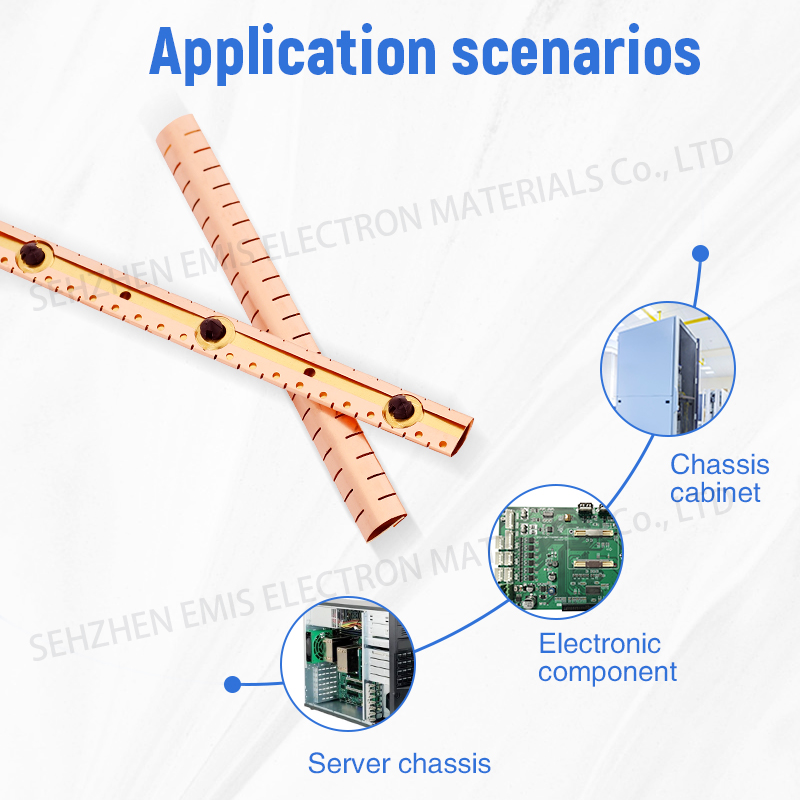 Rivets Mounted Beryllium Copper Spring - Color: Bright Finish