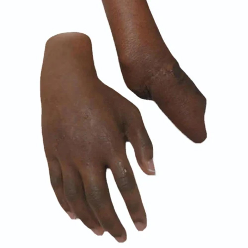 Ultra Realistic Hand Prosthesis - Color: Light Brown