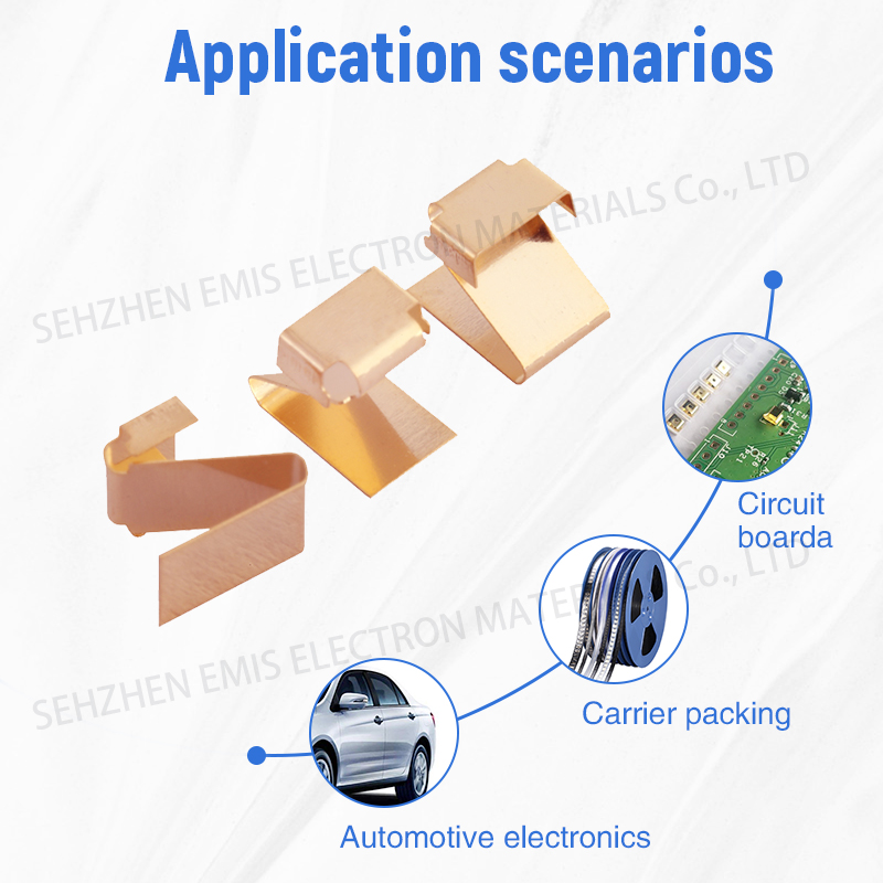 Smd Gold-plated Spring - Becu 0.1mm Thickness, 6x5.2mm Dimensions | Golden Finish, Fatigue Tested For Welding, 3.8mm Width