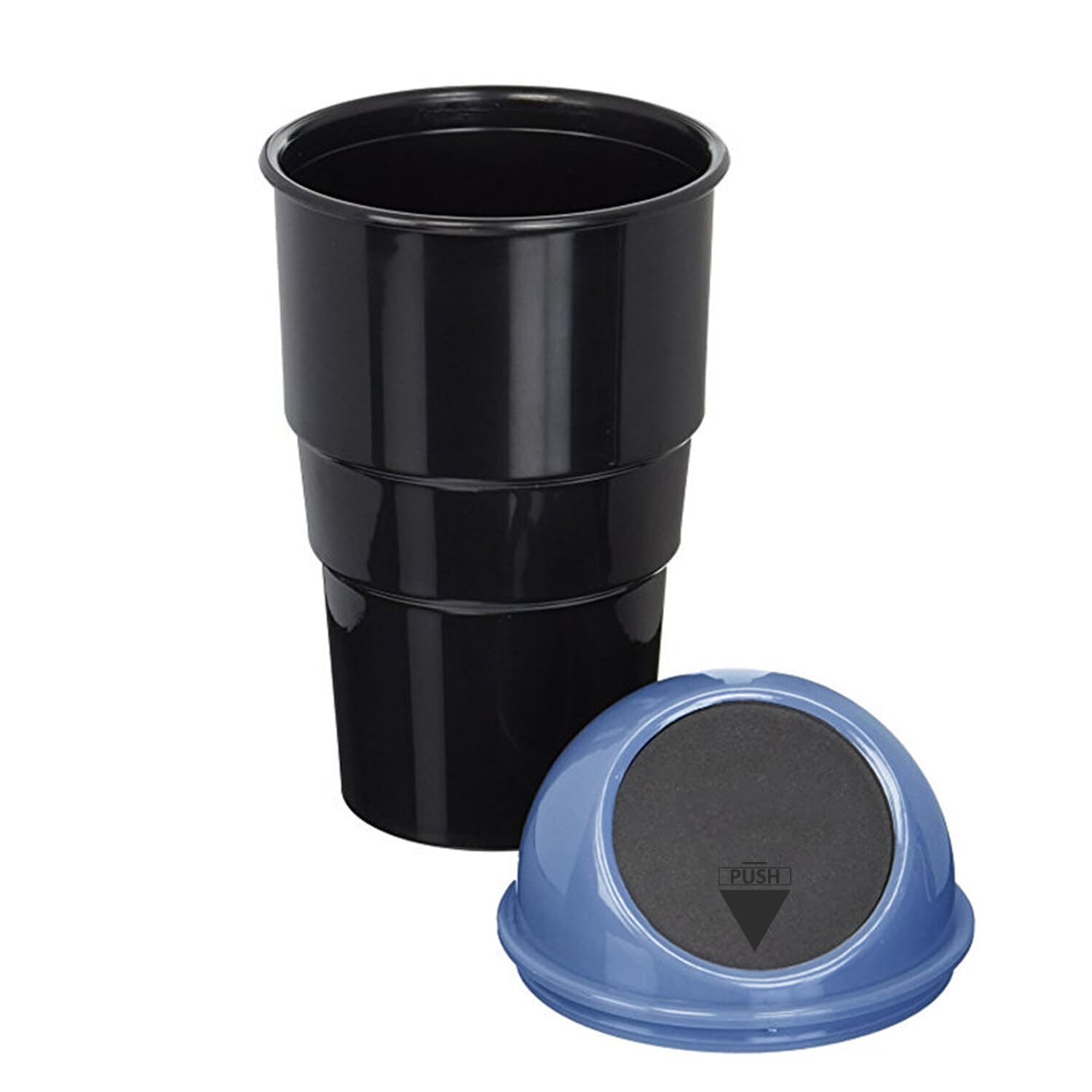 Car Trash Bin - Abs Plastic, 15x10x5 Cm | Removable Cover, Multi-purpose Trash & Storage Solution, Easy Clean Design