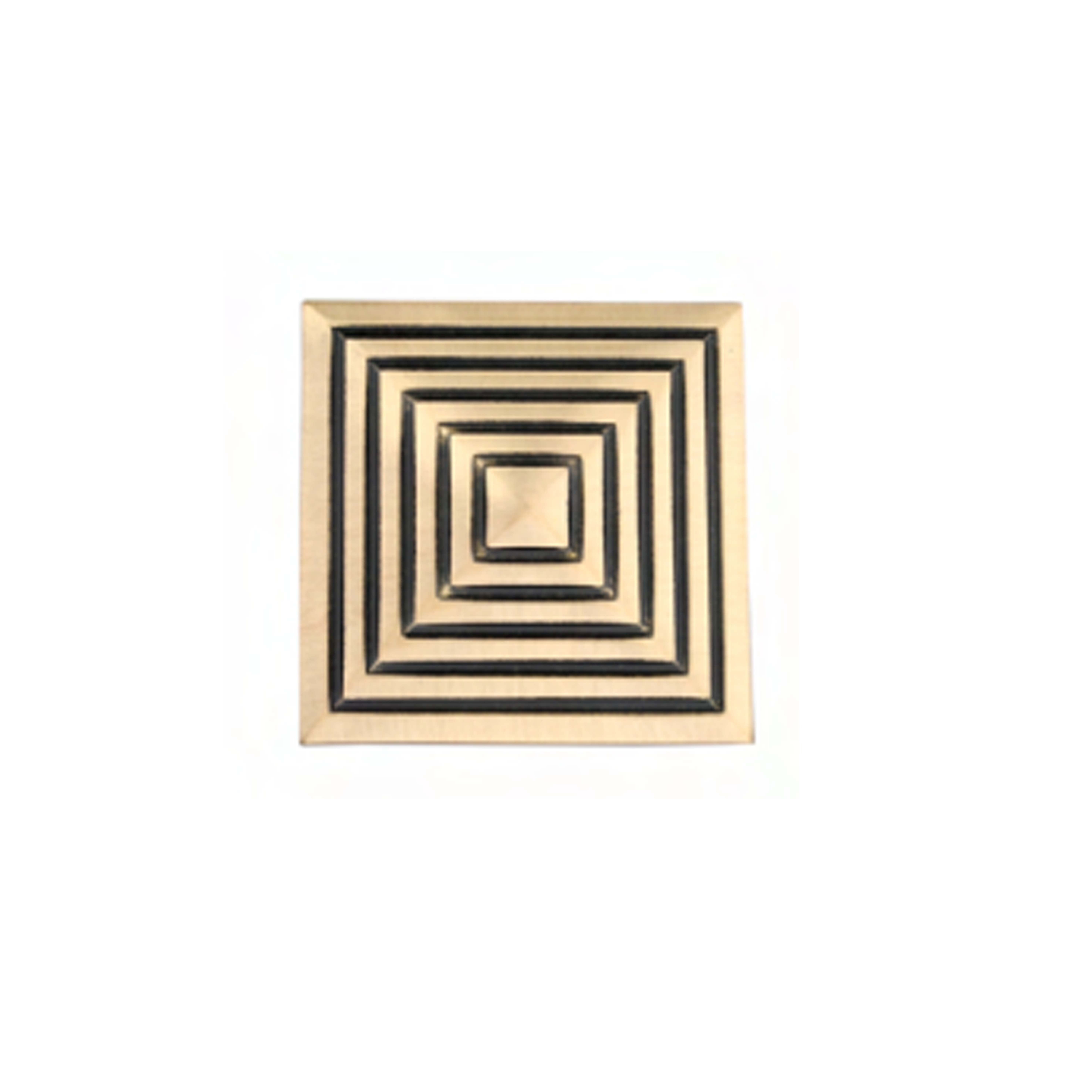 Antiques Brass New Concentric Circle Domes/dooms For Home Decor/door Decor (2.5 Inch)