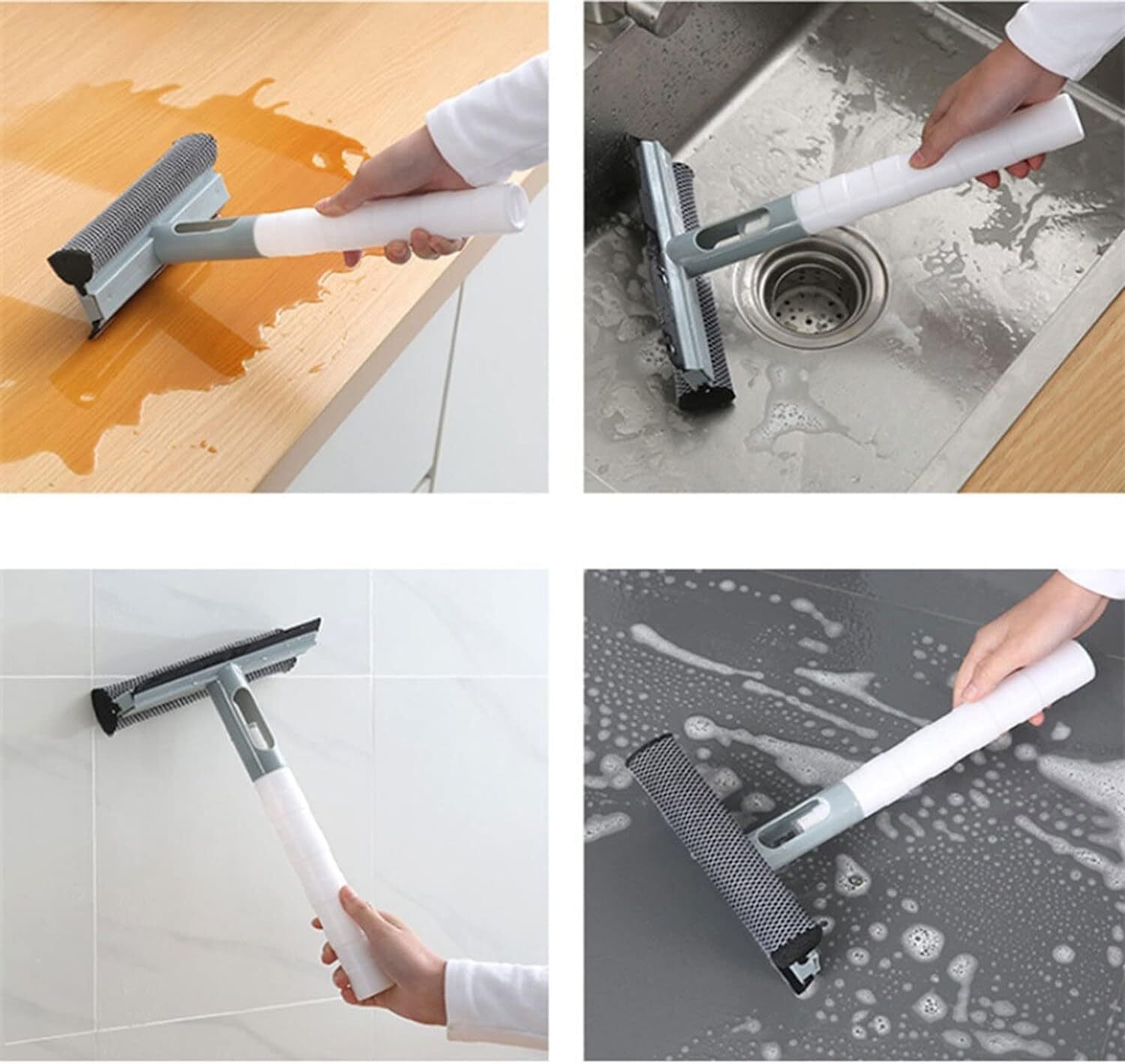 Silicone Window Wiper Tool - 19x3x10 Cm | Durable Design, Effective Cleaning For Glass Surfaces, Compact & Portable, Multi-purpose Use
