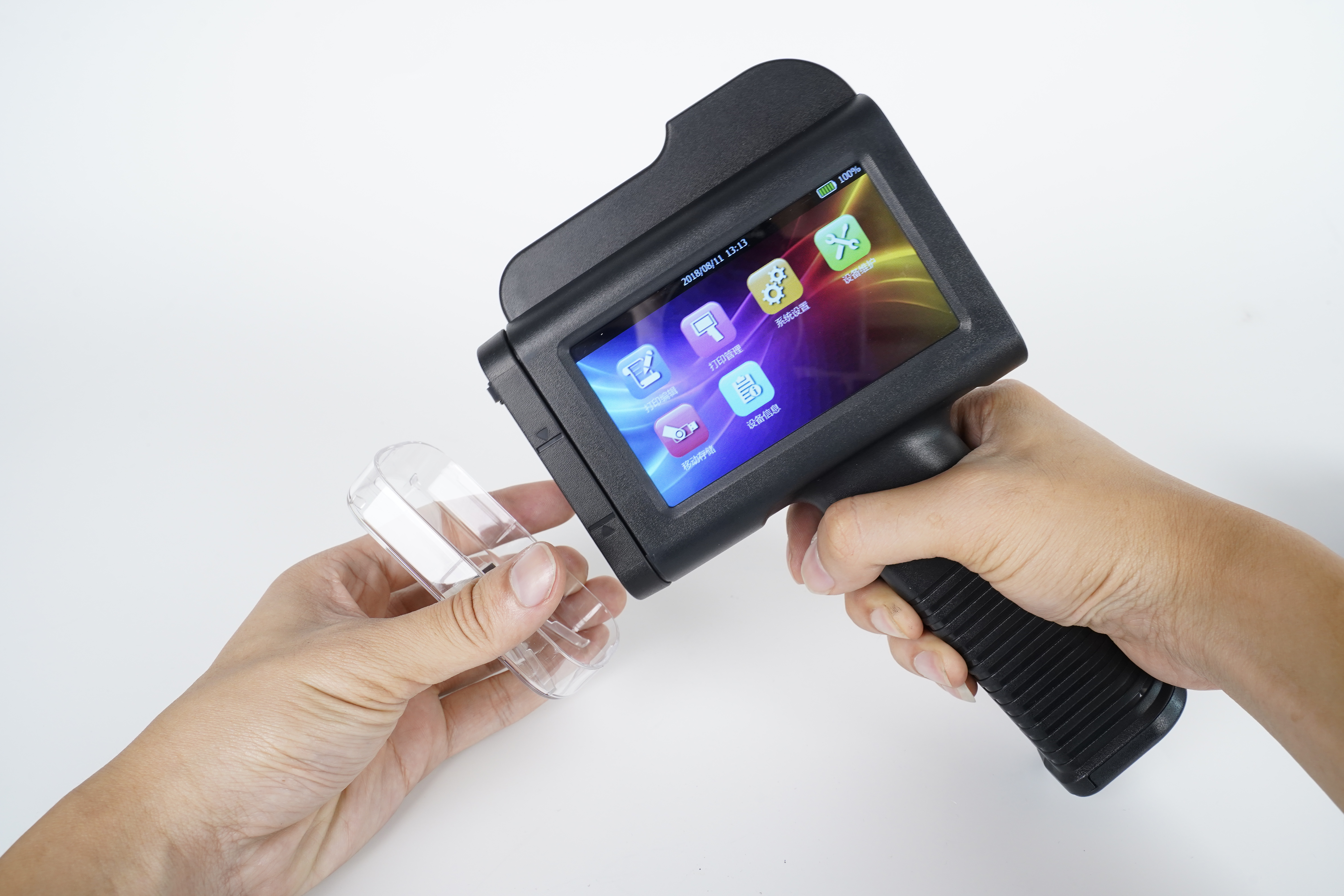 Ridhi Inkjet Printer - High-speed, High-resolution, Standard Size | For Pet Bottles, Batch Coding, Industrial Use, 1-year Warranty, Perfect Accuracy On All Surfaces
