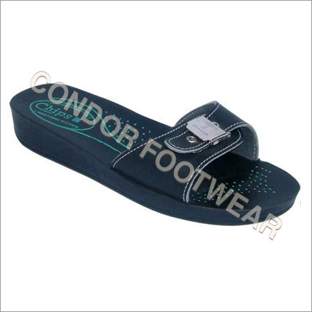 PU Ladies Slipper With Caltex Upper