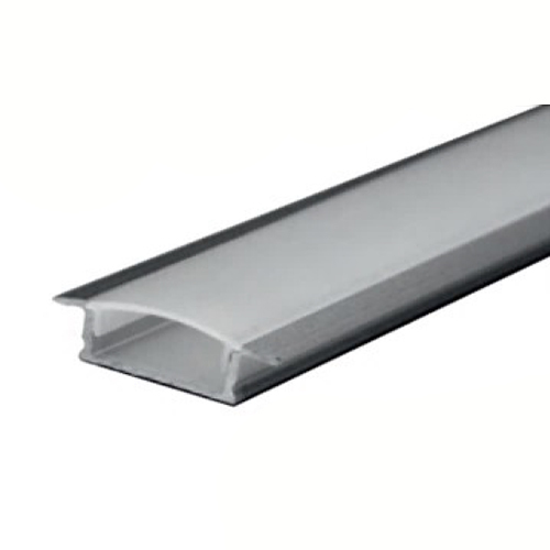 Led Profile Light - Aluminium, Polycarbonate, Iron | Gray, Rectangle Shape, Indoor/outdoor Use, Energy-efficient, Bright Uniform Light