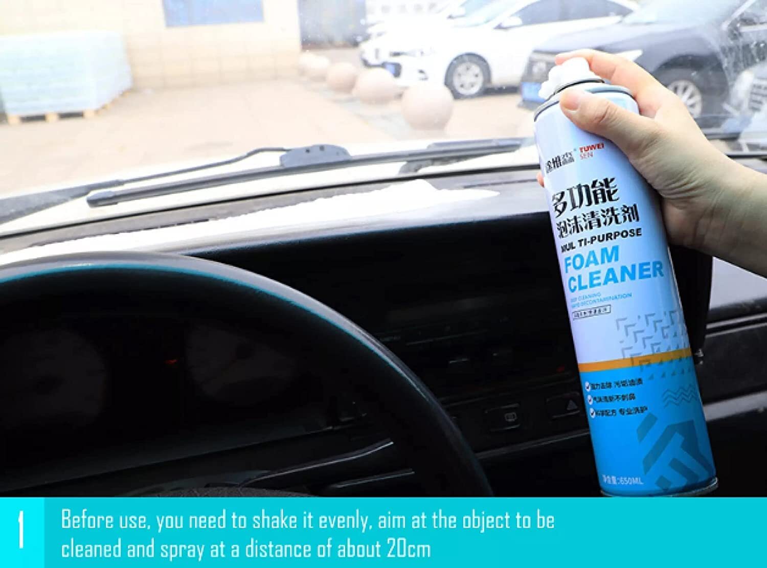 Car Foam Cleaner - Height: 24 Centimeter (Cm)