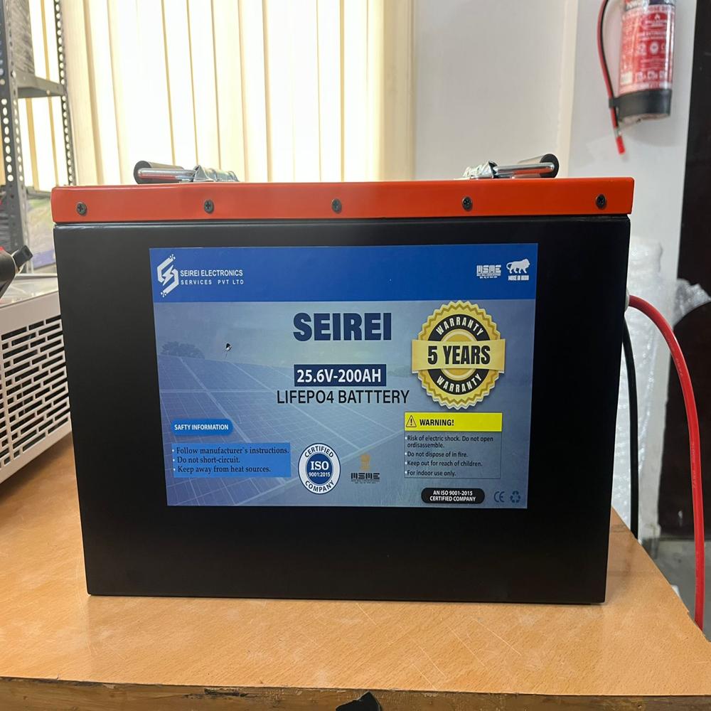 24V-200Ah Lifepo4 Battery - Capacity: 45 Kg