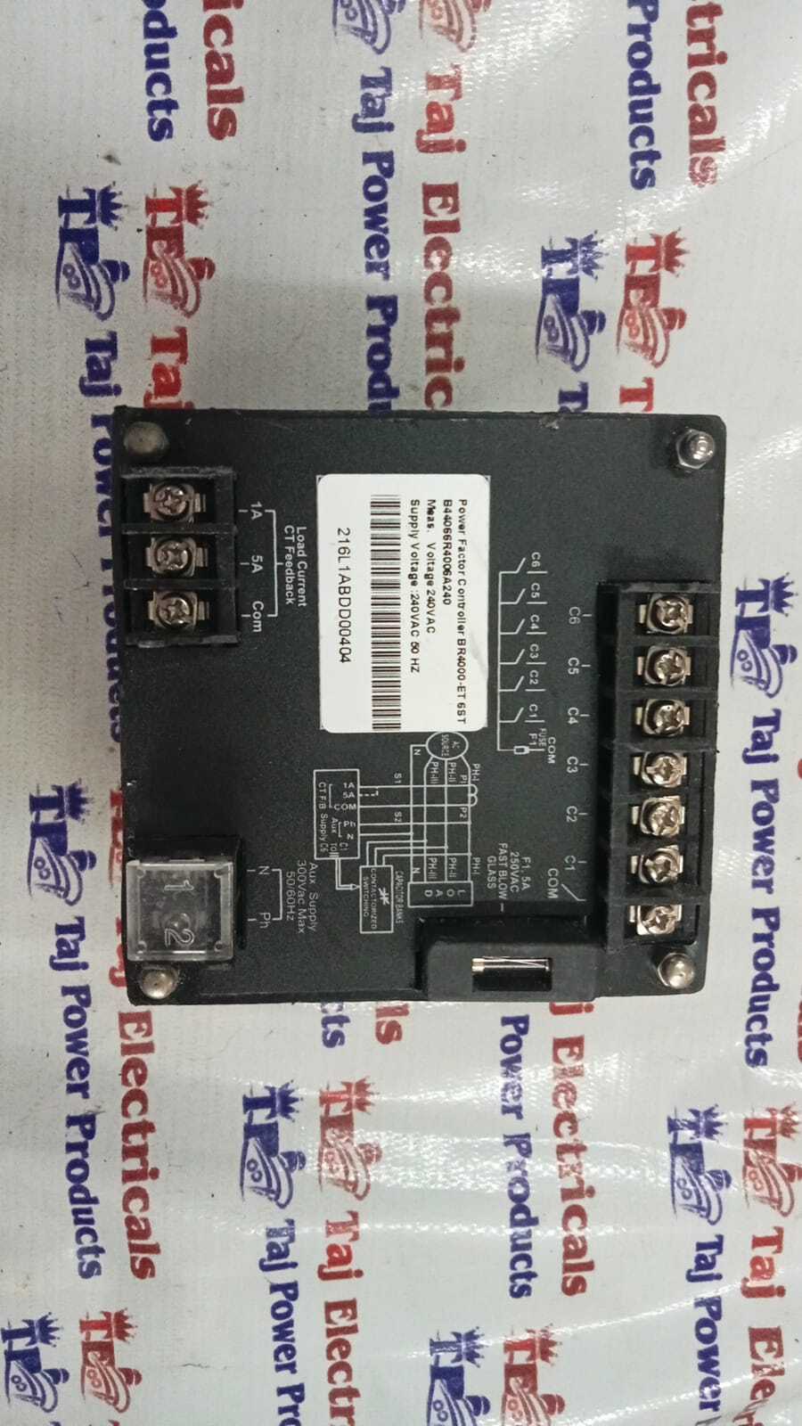 Epcos Br-4000-et Power Factor Controller - Plastic Enclosure, 144x144x69 Mm, Microcontroller Based, 12 Relay Outputs, Rs485 Modbus-rtu Connectivity, Ip54 Front Panel, Thd Measurement, Event Logging
