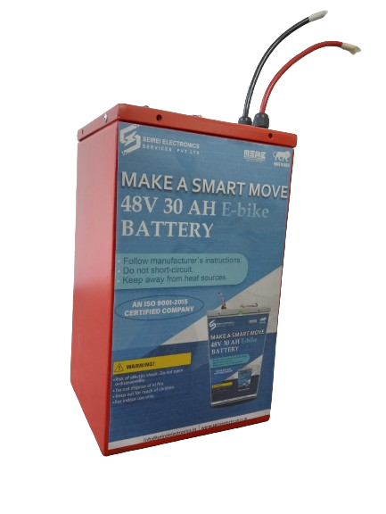 48V-30Ah Lifepo4 Battery - Color: Red