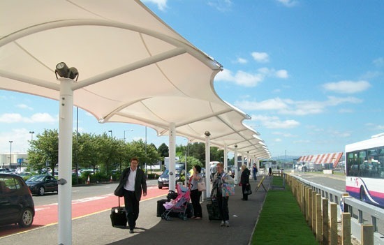 Tensile Walkway Structure - Material: Polyester