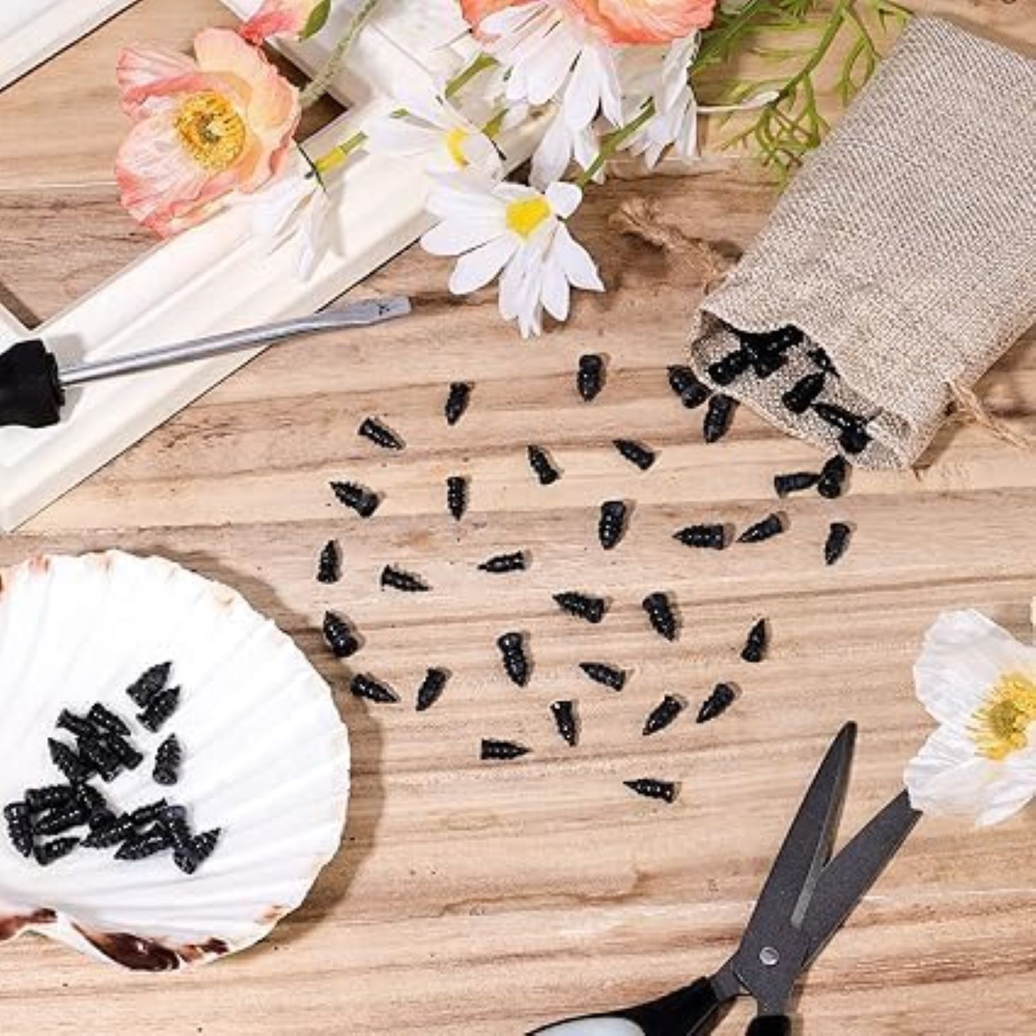 Puncher Screw Vacuum Car Tyre Repair Nail - Rubber & Alloy Steel, Medium Size | Easy Installation, Strong Sealing, Wide Application For Tubeless Vehicles