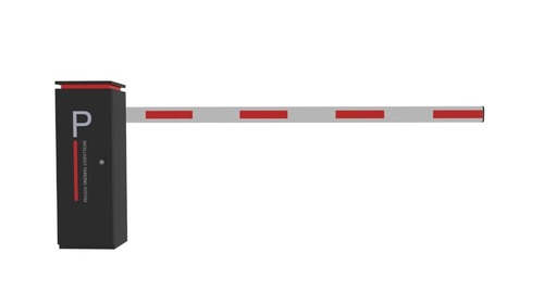Boom Barrier - Electric Powered Access Control, Standard Boom Length 3-6 Meters | Infrared RFID & Remote Control Compatibility, Security Enhanced