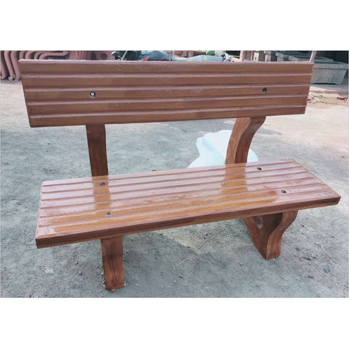 Portable Rcc Garden Bench - Finish: Fine