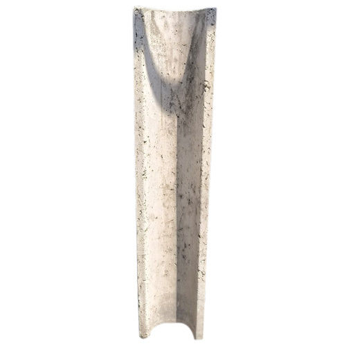 Portable Rcc Half Round Pipe - Color: Grey