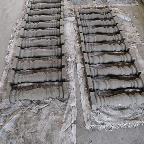 Rcc Concrete Baluster - Durable Concrete Material, Various Size Options , Sleek Plain Surface For Industrial Applications