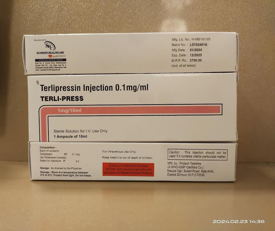 Terlipressin Injection 0.1mg/10ml