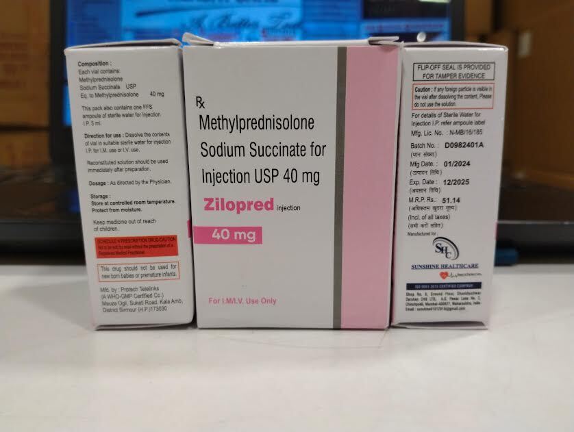 Methylprednisolone Sodium Injection By Shom Health Care