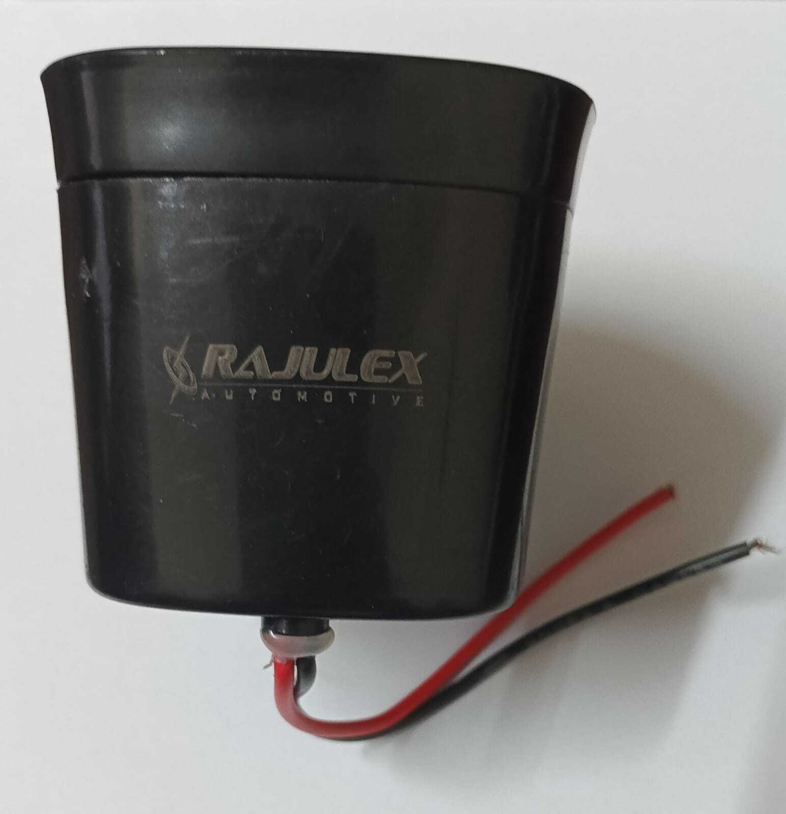 Back Horn - Plastic, 12v Dc, Black | 4 Tune E-rickshaw Back Horn, Rated Power 1.8w, Lightweight At 250 Grams