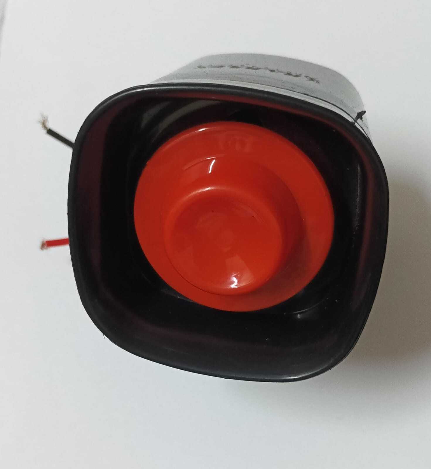Back Horn - Plastic, 12v Dc, Black | 4 Tune E-rickshaw Back Horn, Rated Power 1.8w, Lightweight At 250 Grams